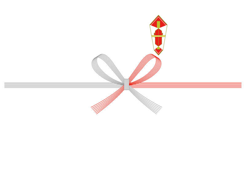 蝶結び(紅白)